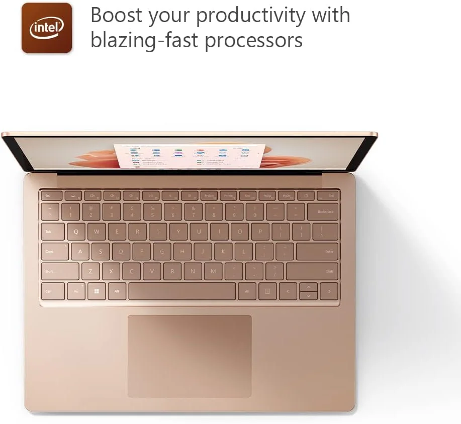 لپ تاپ فوق العاده باریک 13.5 اینچی لمسی مایکروسافت Surface Laptop 5 - طلایی - پردازنده Intel EVO نسل دوازدهم Core i5، رم 8 گیگابایتی، SSD 512 گیگابایتی، ویندوز 11 هوم، دوشاخه UK، مدل 2022 لپ تاپ فوق العاده باریک 13.5 اینچی لمسی مایکروسافت Surface Laptop 5 - طلایی - پردازنده Intel EVO نسل دوازدهم Core i5، رم 8 گیگابایتی، SSD 512 گیگابایتی، ویندوز 11 هوم، دوشاخه UK، مدل 2022