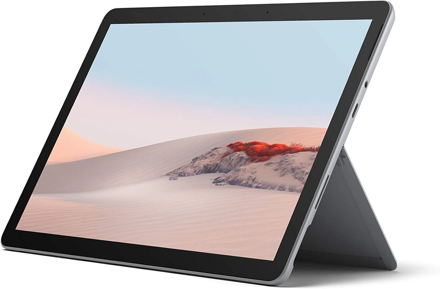 تبلت مایکروسافت Surface GO 2 10 اینچی نقره ای اینتل، ویندوز 10 هوم در حالت S، مدل 2020، فقط دستگاه، 1901، Core M3 Wifi، 8 گیگابایت، 128 گیگابایت SSD