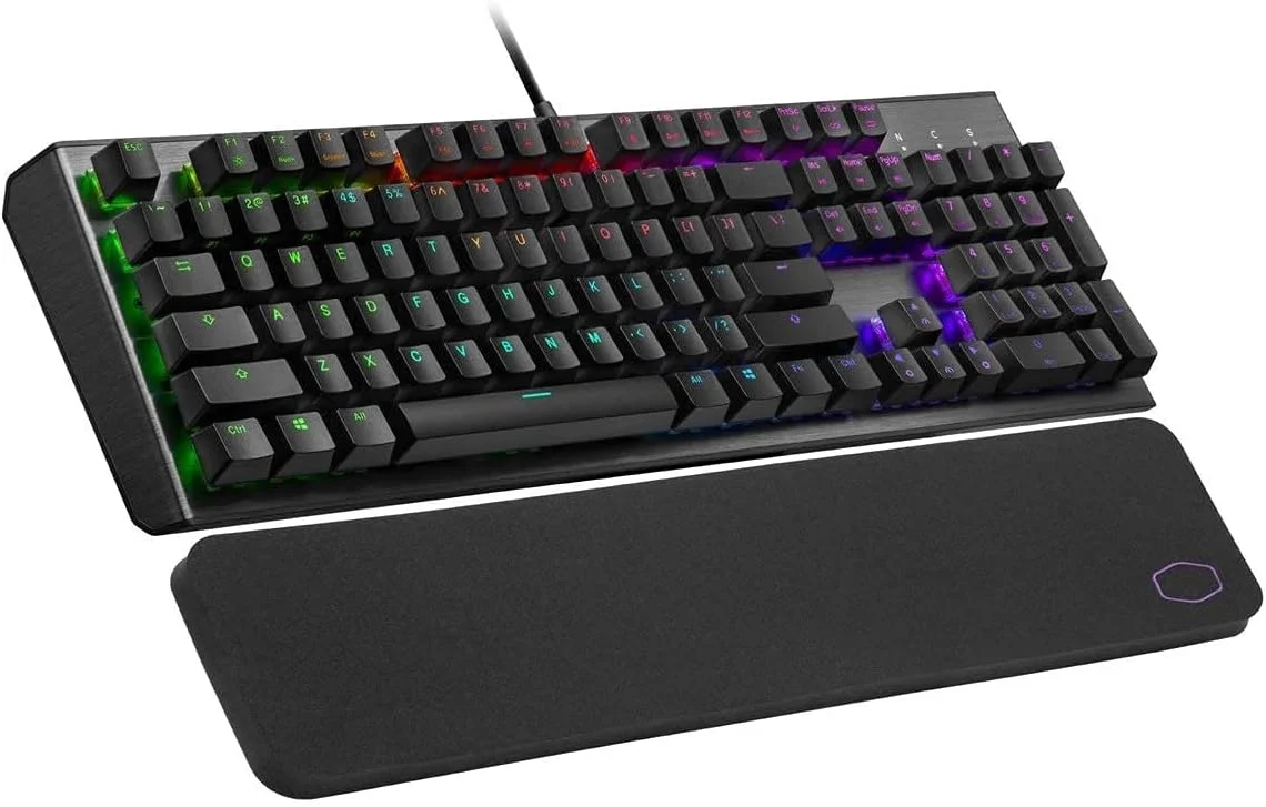 کیبورد گیمینگ RGB کولر مستر CK550 V2 با سوئیچ قرمز