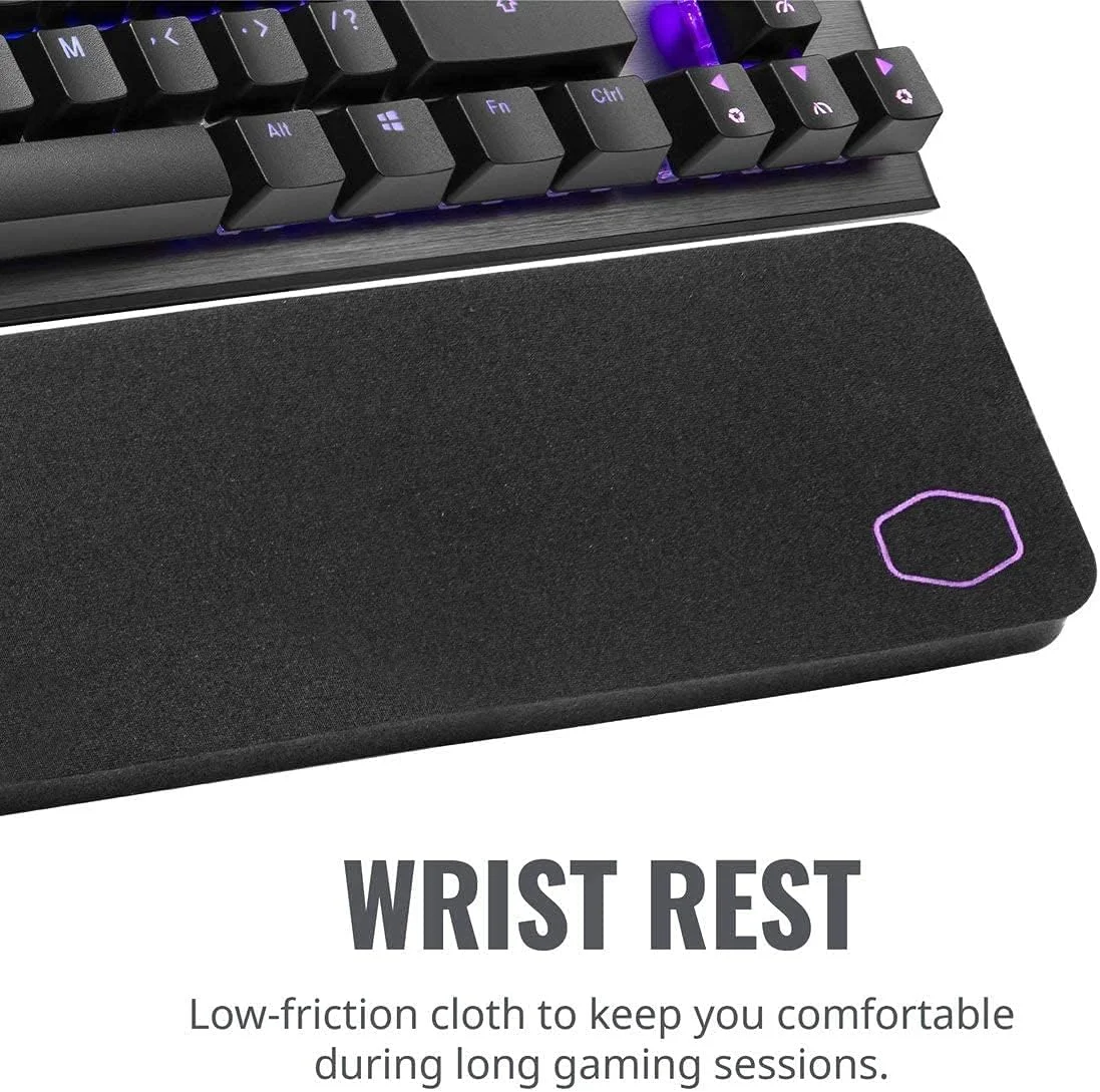 کیبورد مکانیکی گیمینگ بدون کلید Cooler Master CK530 V2 با سوئیچ آبی، نور پس زمینه RGB، کنترلهای On-the-Fly و صفحه بالایی آلومینیومی (عربی) کیبورد مکانیکی گیمینگ بدون کلید Cooler Master CK530 V2 با سوئیچ آبی، نور پس زمینه RGB، کنترلهای On-the-Fly و صفحه بالایی آلومینیومی (عربی)