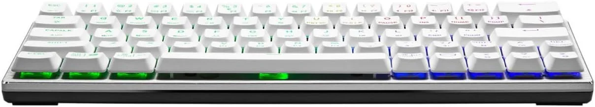 کیبورد گیمینگ مکانیکی کمحجم 60% کولر مستر SK620 نقرهای/سفید، سوییچهای کلیکی آبی، نورپردازی RGB قابل تنظیم، طراحی ارگونومیک، اتصال USB-C، سازگار با مک/ویندوز، QWERTY (SK-620-SKTL1-US) کیبورد گیمینگ مکانیکی کمحجم 60% کولر مستر SK620 نقرهای/سفید، سوییچهای کلیکی آبی، نورپردازی RGB قابل تنظیم، طراحی ارگونومیک، اتصال USB-C، سازگار با مک/ویندوز، QWERTY (SK-620-SKTL1-US)