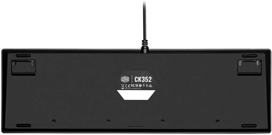 کیبورد گیمینگ Cooler Master CK352 با کلیدهای دو رنگ - قرمز کیبورد گیمینگ Cooler Master CK352 با کلیدهای دو رنگ - قرمز