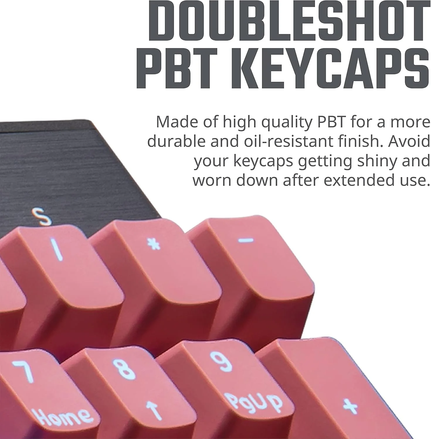 ست ارتقاء کلیدهای PBT Doubleshot با نور پس زمینه Cooler Master Sakura Pink برای کیبوردهای مکانیکی، سازگار با کیبوردهای استاندارد 104 کلیدی ایالات متحده (KC-NPDMF1-US) ست ارتقاء کلیدهای PBT Doubleshot با نور پس زمینه Cooler Master Sakura Pink برای کیبوردهای مکانیکی، سازگار با کیبوردهای استاندارد 104 کلیدی ایالات متحده (KC-NPDMF1-US)