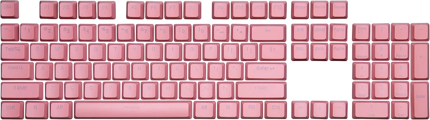 ست ارتقاء کلیدهای PBT Doubleshot با نور پس زمینه Cooler Master Sakura Pink برای کیبوردهای مکانیکی، سازگار با کیبوردهای استاندارد 104 کلیدی ایالات متحده (KC-NPDMF1-US) ست ارتقاء کلیدهای PBT Doubleshot با نور پس زمینه Cooler Master Sakura Pink برای کیبوردهای مکانیکی، سازگار با کیبوردهای استاندارد 104 کلیدی ایالات متحده (KC-NPDMF1-US)