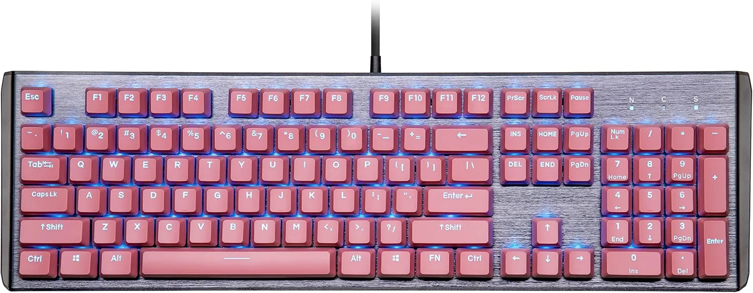 ست ارتقاء کلیدهای PBT Doubleshot با نور پس زمینه Cooler Master Sakura Pink برای کیبوردهای مکانیکی، سازگار با کیبوردهای استاندارد 104 کلیدی ایالات متحده (KC-NPDMF1-US) ست ارتقاء کلیدهای PBT Doubleshot با نور پس زمینه Cooler Master Sakura Pink برای کیبوردهای مکانیکی، سازگار با کیبوردهای استاندارد 104 کلیدی ایالات متحده (KC-NPDMF1-US)