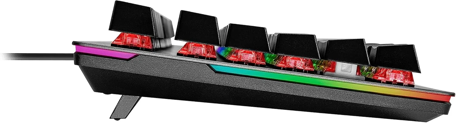 کیبورد گیمینگ کولر مستر CK352، MX-Red - مشکی