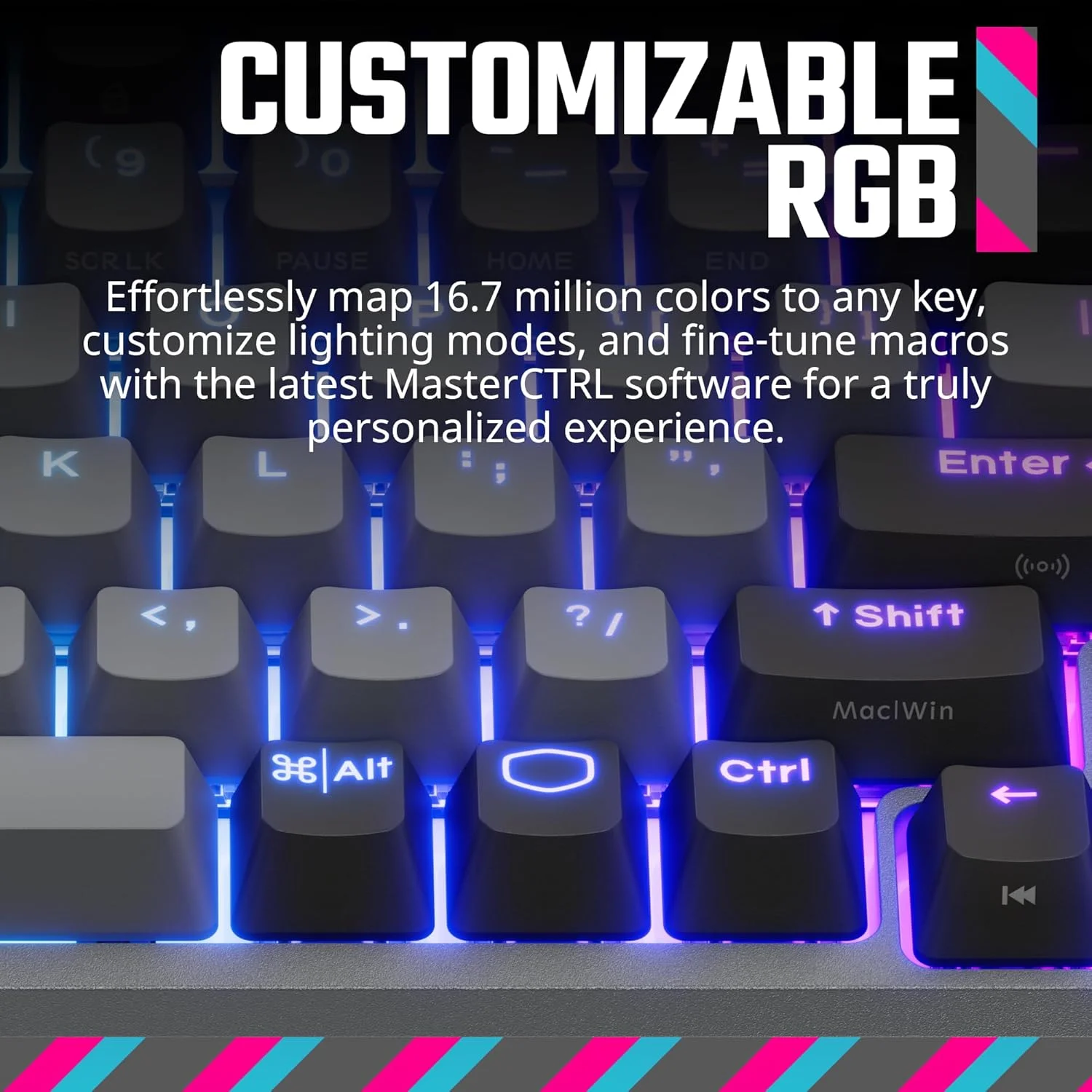 کیبورد گیمینگ مکانیکی وایرلس RGB کولر مستر MK770 با سوییچ کایله باکس V2 سافت کلیک، ساختار مفصلی، قابلیت تعویض سریع، بلوتوث 2.4 گیگاهرتز و دکمه لمسی کیبورد گیمینگ مکانیکی وایرلس RGB کولر مستر MK770 با سوییچ کایله باکس V2 سافت کلیک، ساختار مفصلی، قابلیت تعویض سریع، بلوتوث 2.4 گیگاهرتز و دکمه لمسی