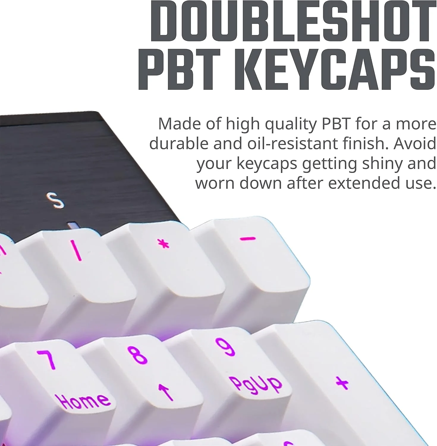 ست ارتقاء کلیدهای کولر مستر PBT Doubleshot با نور پس زمینه سفید برای کیبوردهای مکانیکی، سازگار با کیبوردهای استاندارد 104 کلیدی ایالات متحده (KC-NPDWF1-US) ست ارتقاء کلیدهای کولر مستر PBT Doubleshot با نور پس زمینه سفید برای کیبوردهای مکانیکی، سازگار با کیبوردهای استاندارد 104 کلیدی ایالات متحده (KC-NPDWF1-US)