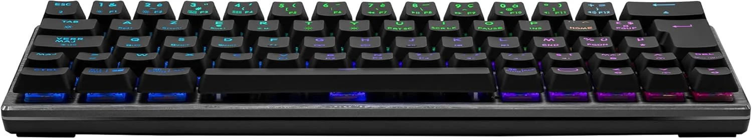 کیبورد گیمینگ کامپکت کولر مستر SK620 مشکی با سوییچ های TTC قرمز