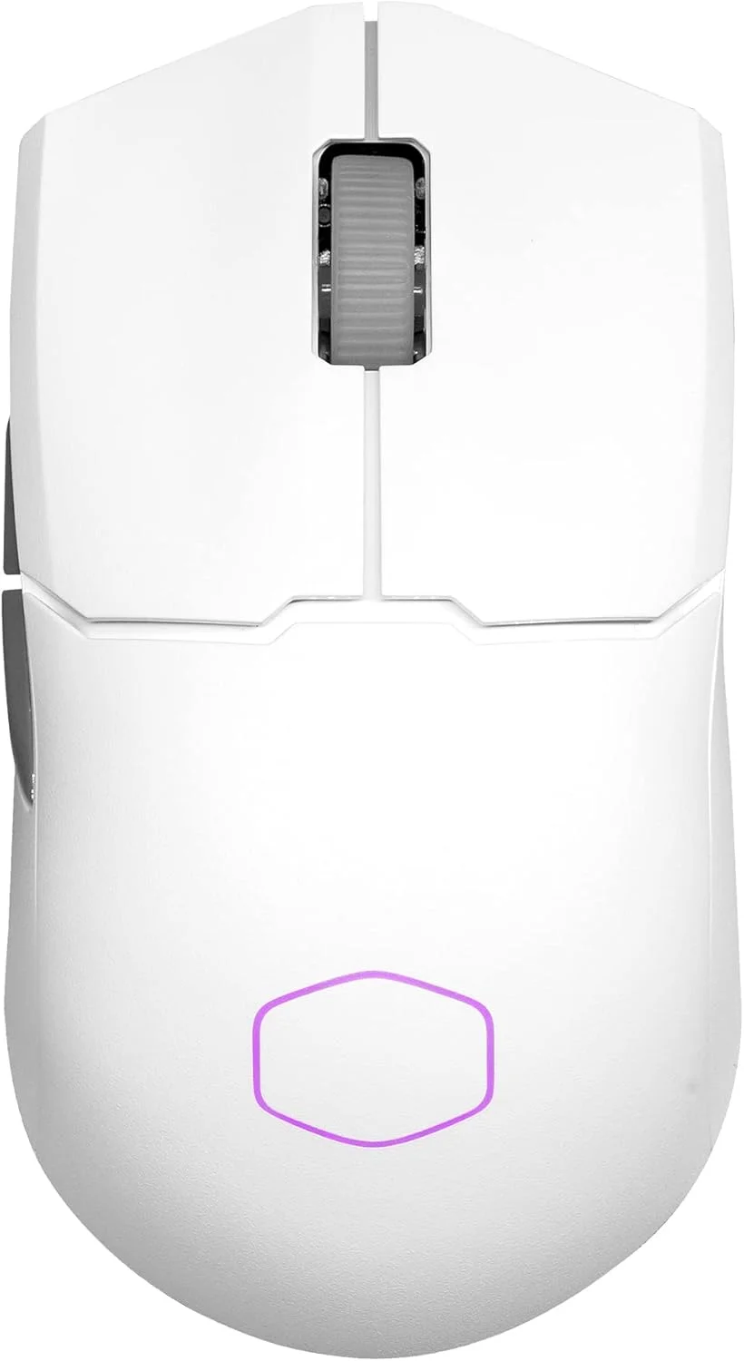 ماوس گیمینگ بیسیم Cooler Master MM712 سفید با DPI قابل تنظیم 19000، 2.4 گیگاهرتز و بلوتوث، کابل Ultraweave، پایه های PTFE، نورپردازی RGB و نرم افزار MasterPlus+ ماوس گیمینگ بیسیم Cooler Master MM712 سفید با DPI قابل تنظیم 19000، 2.4 گیگاهرتز و بلوتوث، کابل Ultraweave، پایه های PTFE، نورپردازی RGB و نرم افزار MasterPlus+