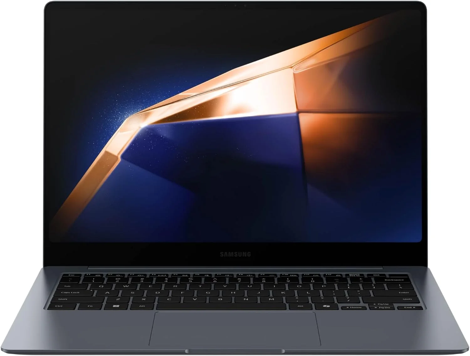 لپ تاپ سامسونگ Galaxy Book4 Pro با صفحه نمایش 14 اینچی، پردازنده Intel Core 7 Ultra، حافظه 512 گیگابایتی، صفحه لمسی 3K AMOLED (2880 x 1800)، امنیت پیشرفته، مدل 2024، NP940XGK-KG1US، خاکستری Moonstone