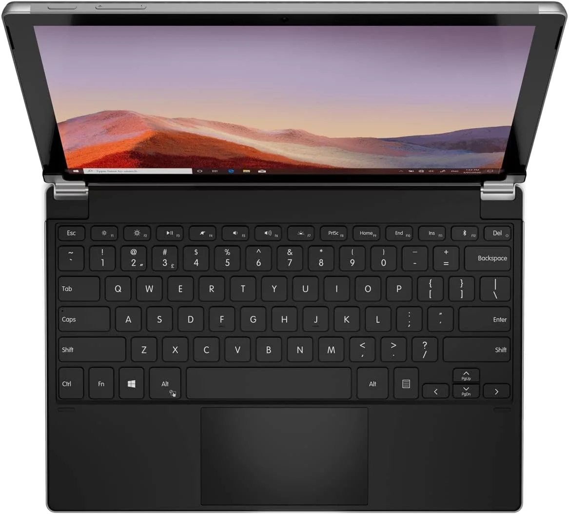 کیبورد بیسیم Brydge 12.3 Pro+ با تاچپد دقیق | سازگار با Microsoft Surface Pro 7، 6، 5 و 4 | طراحی شده برای Surface | (مشکی) کیبورد بیسیم Brydge 12.3 Pro+ با تاچپد دقیق | سازگار با Microsoft Surface Pro 7، 6، 5 و 4 | طراحی شده برای Surface | (مشکی)