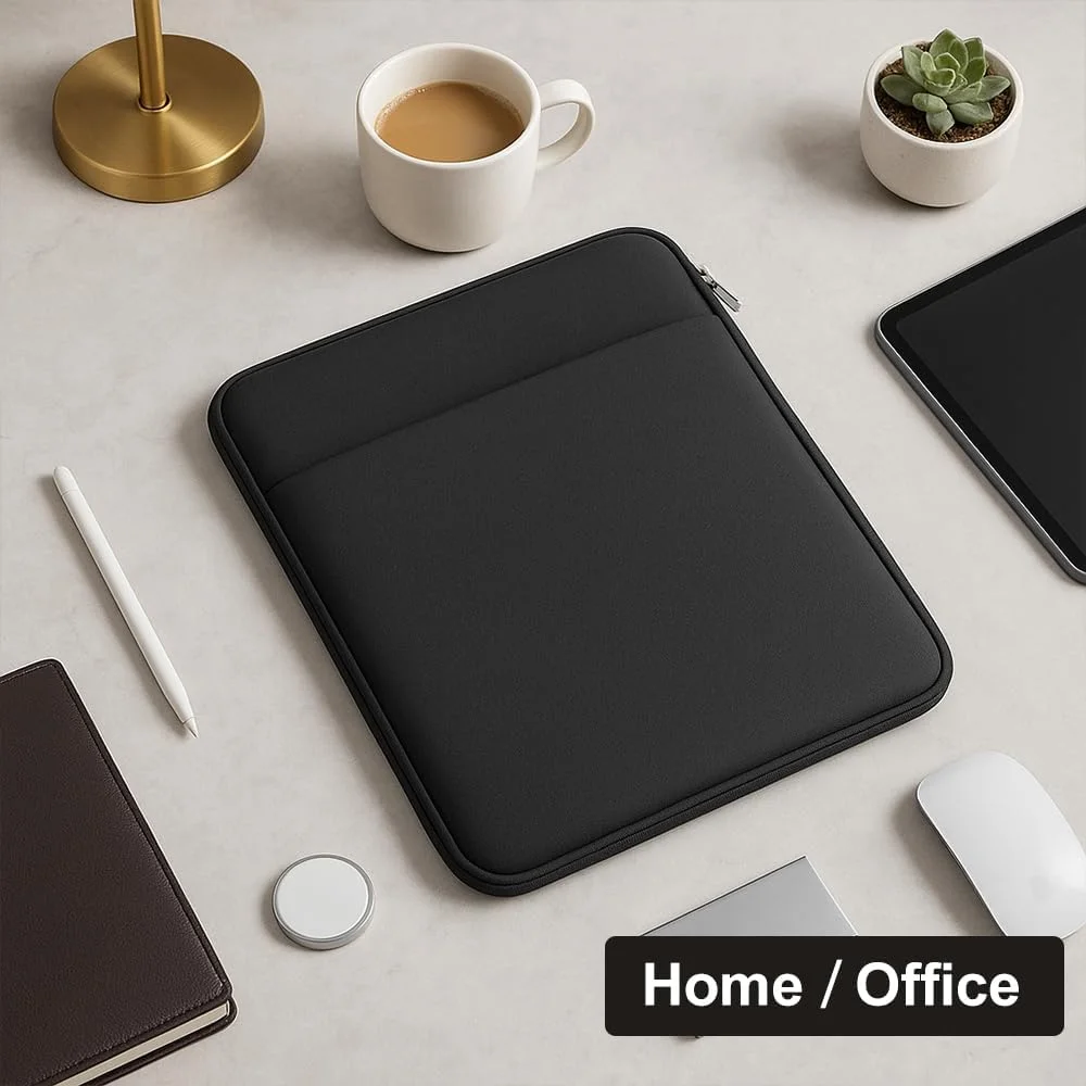 کیف محافظ لپتاپ MasiBloom مناسب برای 13 اینچ Microsoft Surface Pro 9 (عرضه شده در سال 2022)، کیف حمل محافظتی مسافرتی با زیپ استیل ضد زنگ (مشکی) کیف محافظ لپتاپ MasiBloom مناسب برای 13 اینچ Microsoft Surface Pro 9 (عرضه شده در سال 2022)، کیف حمل محافظتی مسافرتی با زیپ استیل ضد زنگ (مشکی)