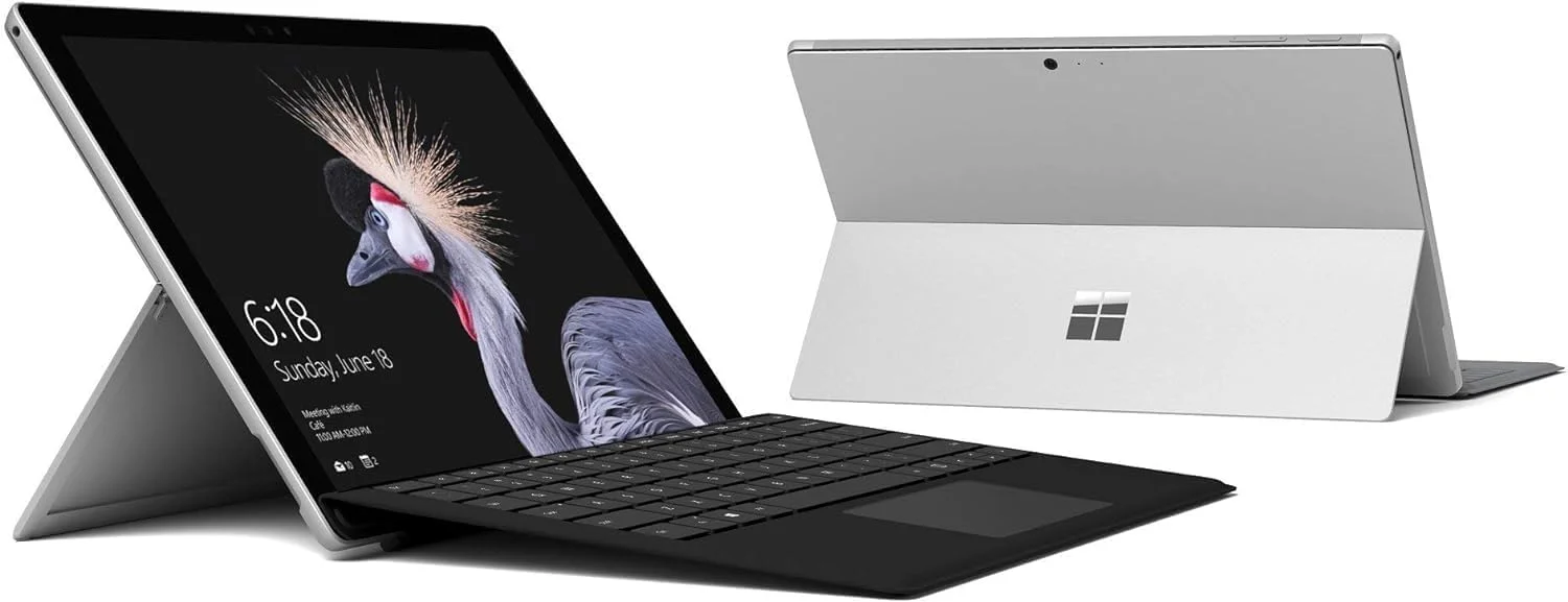 مایکروسافت Surface Pro 5 | رم 8 گیگابایت، SSD 256 گیگابایت، Intel i5 | صفحه نمایش لمسی 12.2 اینچی، نسل هفتم | همراه با شارژر و کیبورد برای تبلت مایکروسافت Surface (بازسازی شده) مایکروسافت Surface Pro 5 | رم 8 گیگابایت، SSD 256 گیگابایت، Intel i5 | صفحه نمایش لمسی 12.2 اینچی، نسل هفتم | همراه با شارژر و کیبورد برای تبلت مایکروسافت Surface (بازسازی شده)