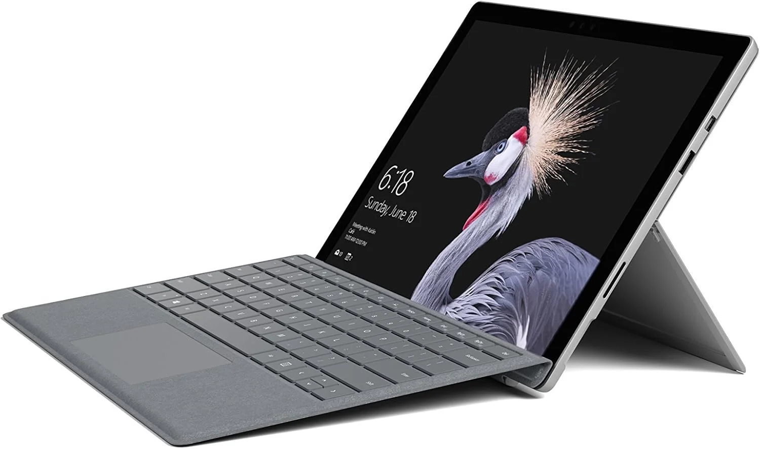 مایکروسافت سرفیس پرو (بازسازی شده) (پردازنده Intel Core i5، رم 8 گیگابایتی، 128 گیگابایت) همراه با کاور پلاتینیومی