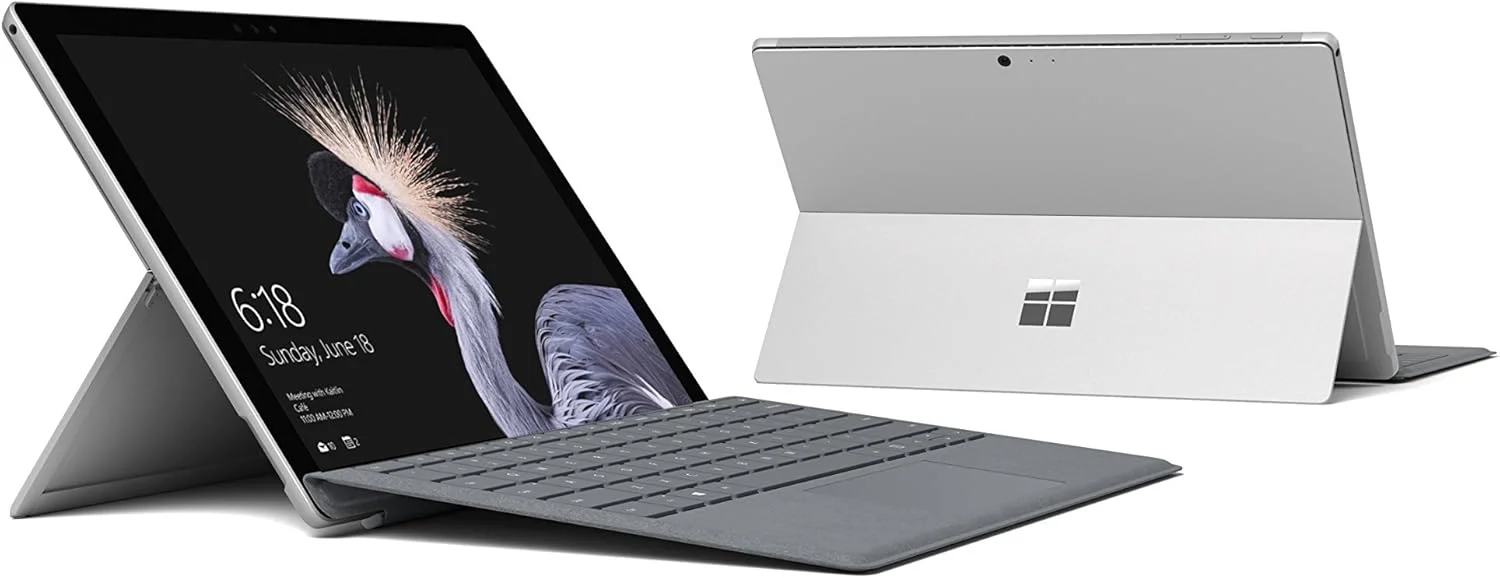 مایکروسافت سرفیس پرو (بازسازی شده) (پردازنده Intel Core i5، رم 8 گیگابایتی، 128 گیگابایت) همراه با کاور پلاتینیومی مایکروسافت سرفیس پرو (بازسازی شده) (پردازنده Intel Core i5، رم 8 گیگابایتی، 128 گیگابایت) همراه با کاور پلاتینیومی