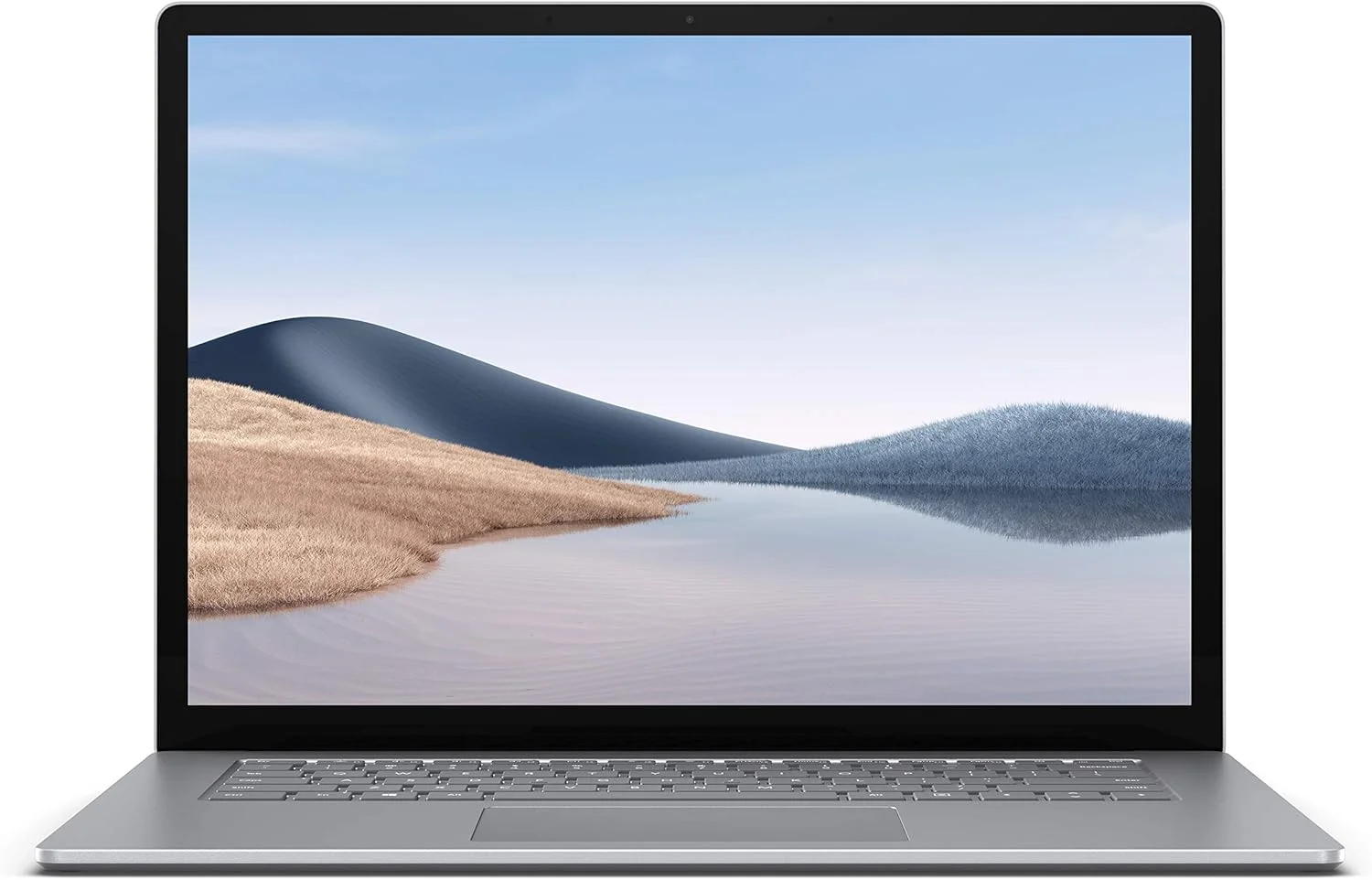 لپ تاپ فوق العاده باریک 15 اینچی لمسی مایکروسافت Surface Laptop 4 (پلاتینیوم) AMD Ryzen 7 با گرافیک Radeon (Microsoft Surface Edition) رم 8 گیگابایتی، SSD 256 گیگابایتی، ویندوز 11 هوم، مدل 2022