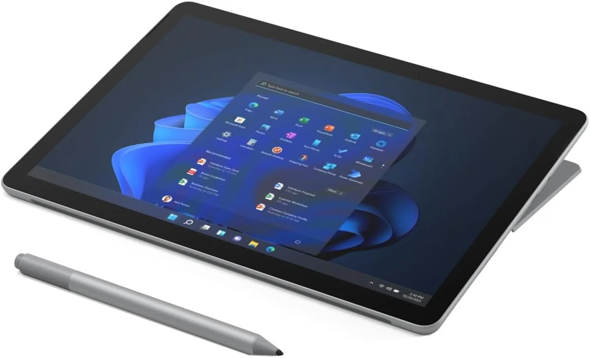 مایکروسافت Surface Go 4 برای کسب و کار - تبلت - Intel N Series N200 / 1 گیگاهرتز - Win 11 Pro - UHD Graphics - 8 گیگابایت رم - 256 گیگابایت SSD - 26.7 سانتی متر (10.5 اینچ)
