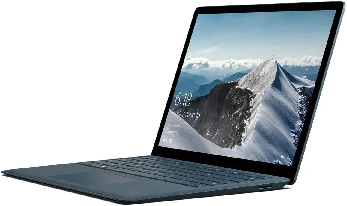 لپ تاپ مایکروسافت Surface (نسل اول) (پردازنده Intel Core i7، رم 16 گیگابایت، 512 گیگابایت) - آبی کبالت (بازسازی شده)