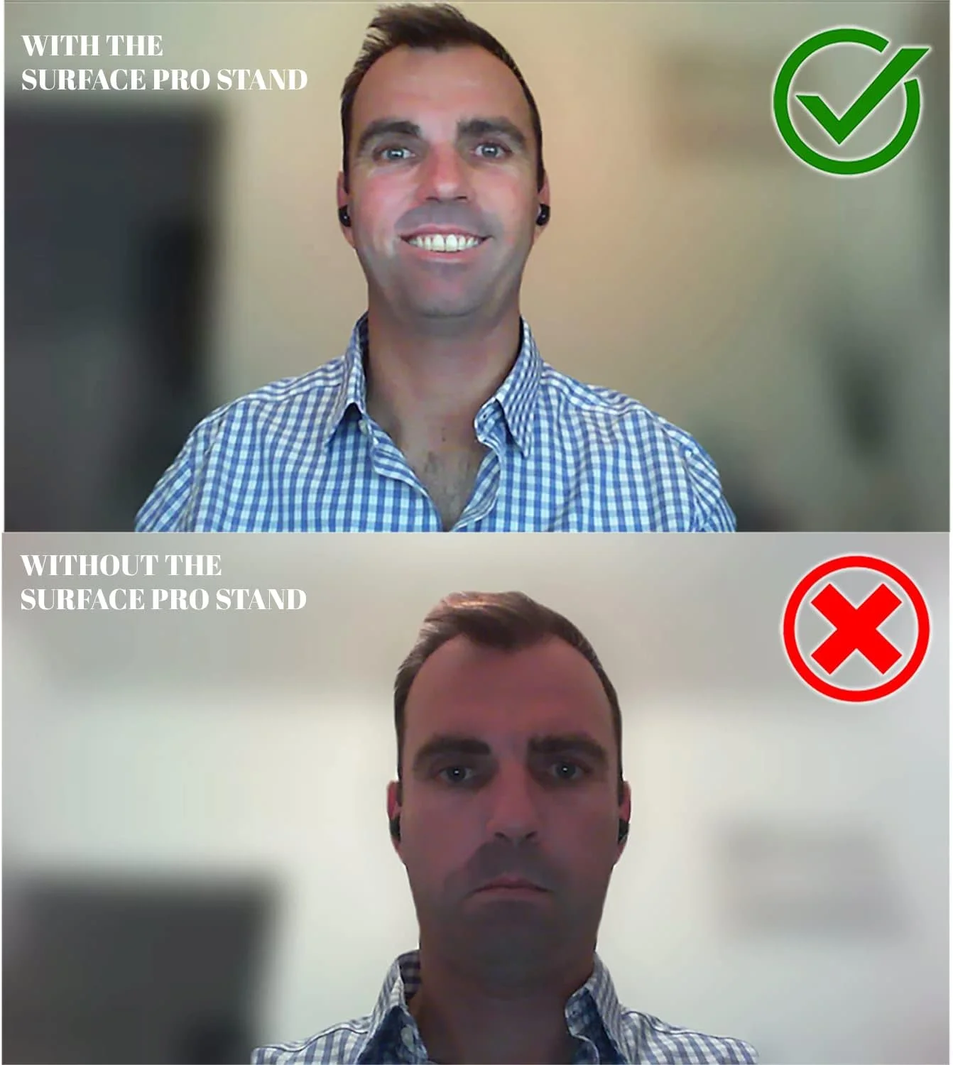 پایه نگهدارنده سرفیس پرو - با قابلیت اتصال کیبورد - پایه سوپر سرفیس، کاهش دهنده درد گردن - با یک پایه رومیزی سرفیس پرو در جلسات آنلاین بهتر به نظر برسید، قابل تنظیم، استفاده آسان، محکم پایه نگهدارنده سرفیس پرو - با قابلیت اتصال کیبورد - پایه سوپر سرفیس، کاهش دهنده درد گردن - با یک پایه رومیزی سرفیس پرو در جلسات آنلاین بهتر به نظر برسید، قابل تنظیم، استفاده آسان، محکم