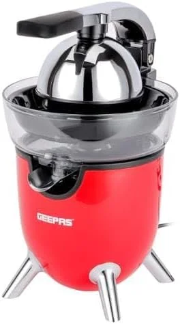 آب مرکبات گیری 100 وات Geepas GCJ46021 | آب پرتقال، لیمو و لیموترش | آب میوه های تازه در چند ثانیه