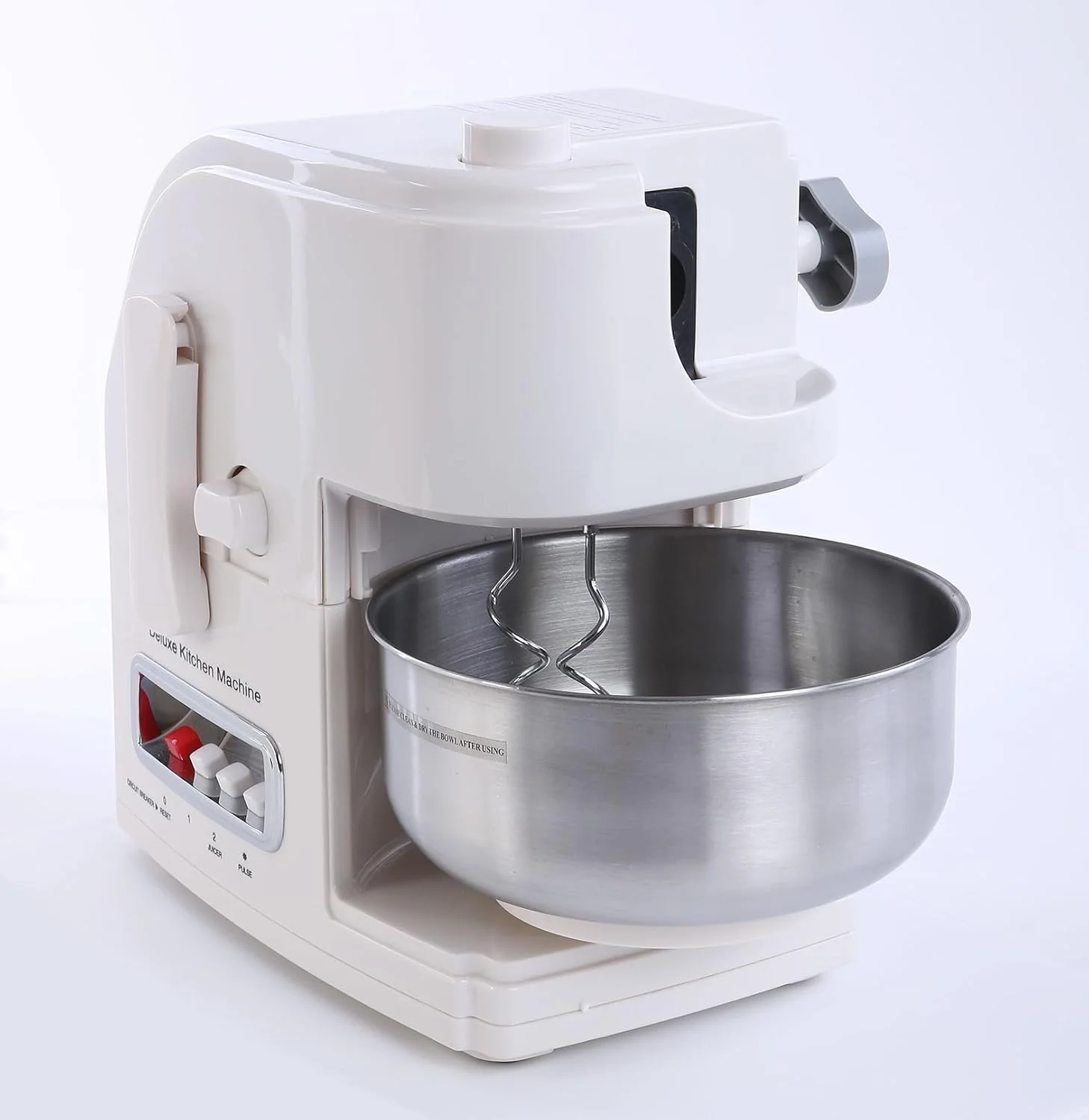 غذاساز و آبمیوه گیری 10 در 1 Geepas GSB1650 با توان 400 وات - مخلوط کن برقی جمع و جور، خردکن و آسیاب | پارچ 1.5 لیتری، عملکرد پالس 2 سرعته برای خرد کردن یخ | 2 سال گارانتی
