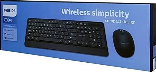ست کیبورد و ماوس بی سیم فیلیپس مدل SPT6394، C394