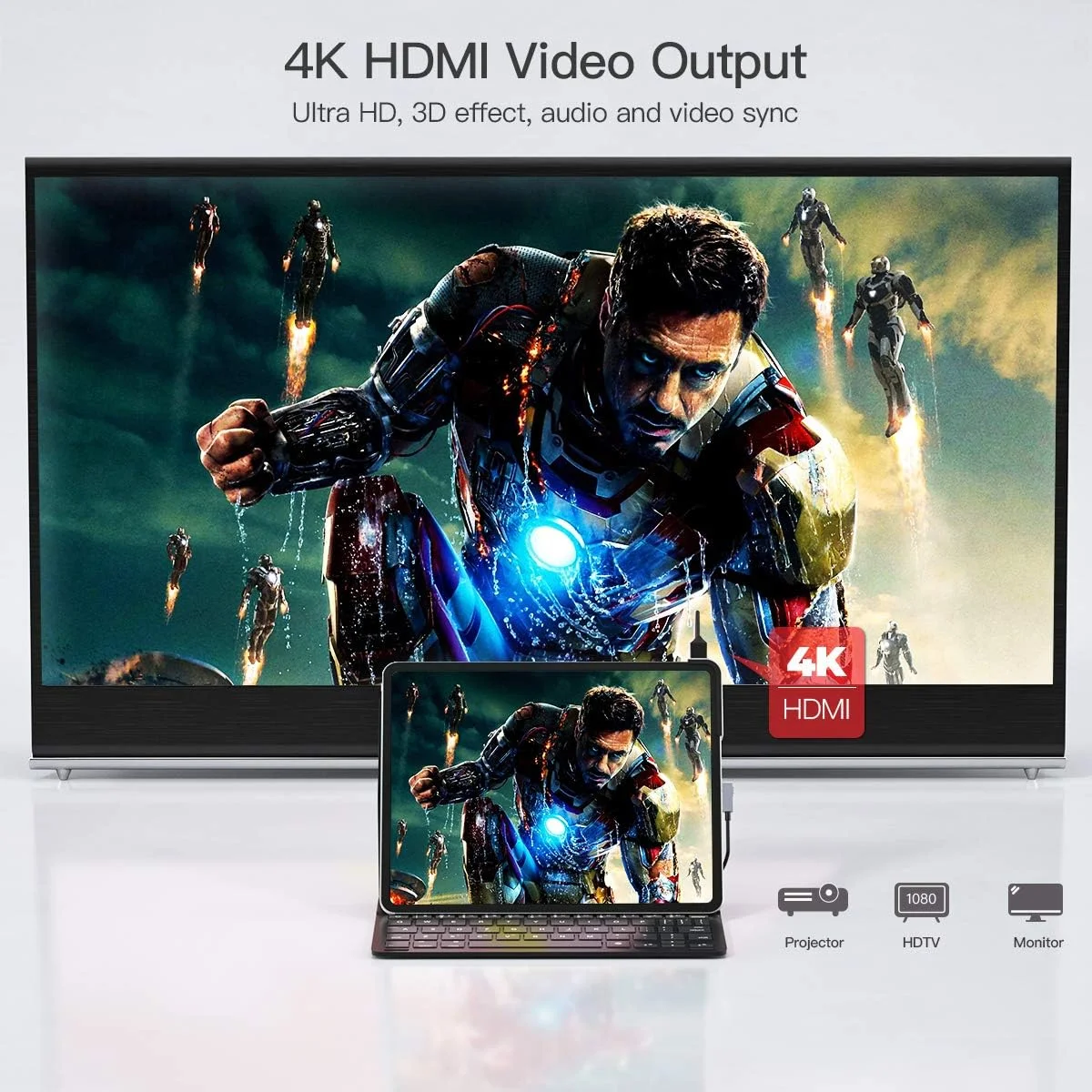 هاب داکینگ استیشن USB C بیسوس (ارتقا یافته) آداپتور دانگل نامرئی 6 در 1 با HDMI 4K، دو پورت USB 3.0، پورت USB-C PD 60W، جک صوتی 3.5 میلیمتری، Micro SD برای آیپد پرو 2018، 2019، 2020، 2021، مکبوک پرو و غیره هاب داکینگ استیشن USB C بیسوس (ارتقا یافته) آداپتور دانگل نامرئی 6 در 1 با HDMI 4K، دو پورت USB 3.0، پورت USB-C PD 60W، جک صوتی 3.5 میلیمتری، Micro SD برای آیپد پرو 2018، 2019، 2020، 2021، مکبوک پرو و غیره
