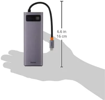آداپتور داکینگ استیشن هاب USB C 9 در 1 بیسوس با خروجی 4K HDMI و پاور دلیوری برای مک بوک پرو، سرفیس پرو، آیپد پرو و سایر دستگاه های Type C آداپتور داکینگ استیشن هاب USB C 9 در 1 بیسوس با خروجی 4K HDMI و پاور دلیوری برای مک بوک پرو، سرفیس پرو، آیپد پرو و سایر دستگاه های Type C