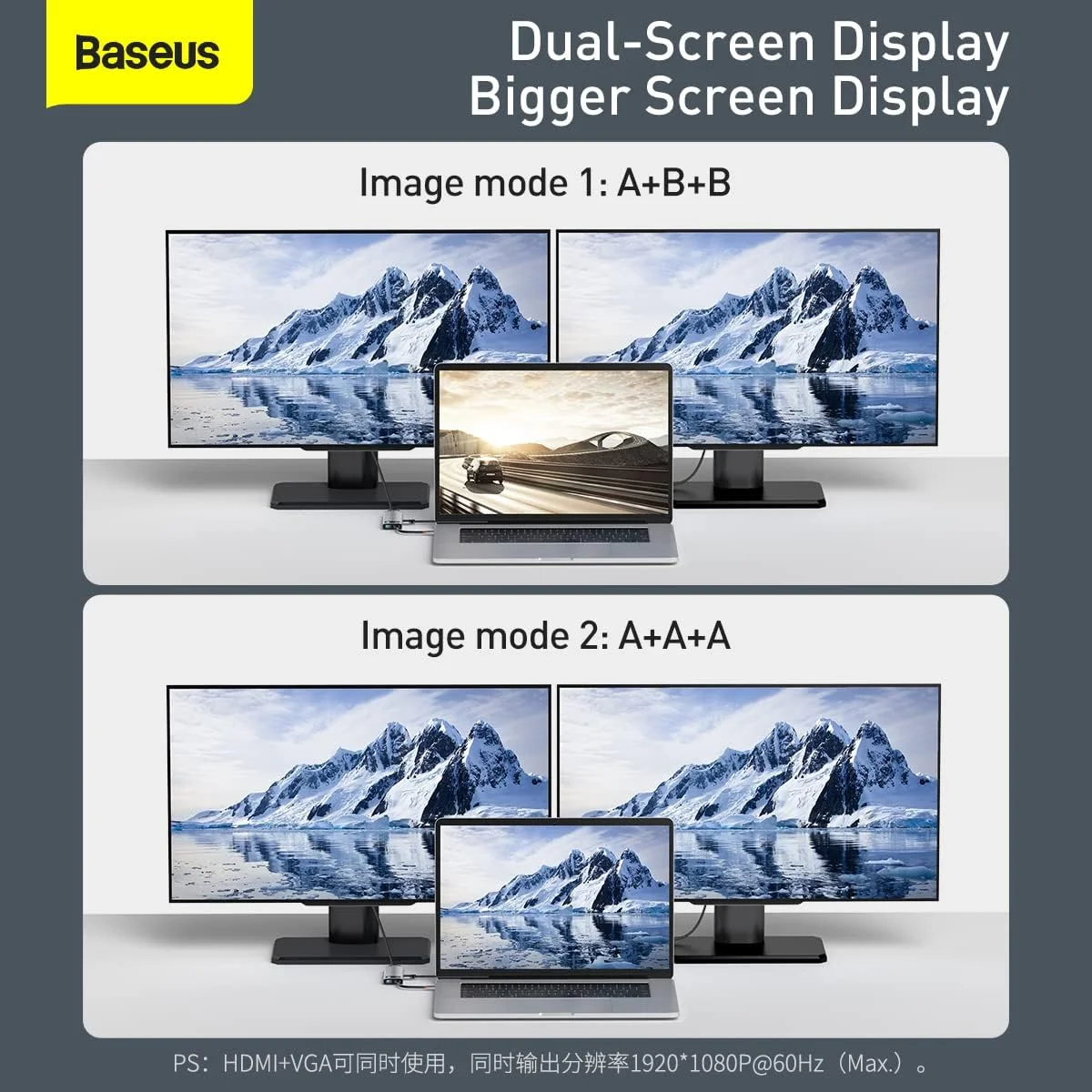 آداپتور داکینگ استیشن هاب USB C 9 در 1 بیسوس با خروجی 4K HDMI و پاور دلیوری برای مک بوک پرو، سرفیس پرو، آیپد پرو و سایر دستگاه های Type C آداپتور داکینگ استیشن هاب USB C 9 در 1 بیسوس با خروجی 4K HDMI و پاور دلیوری برای مک بوک پرو، سرفیس پرو، آیپد پرو و سایر دستگاه های Type C