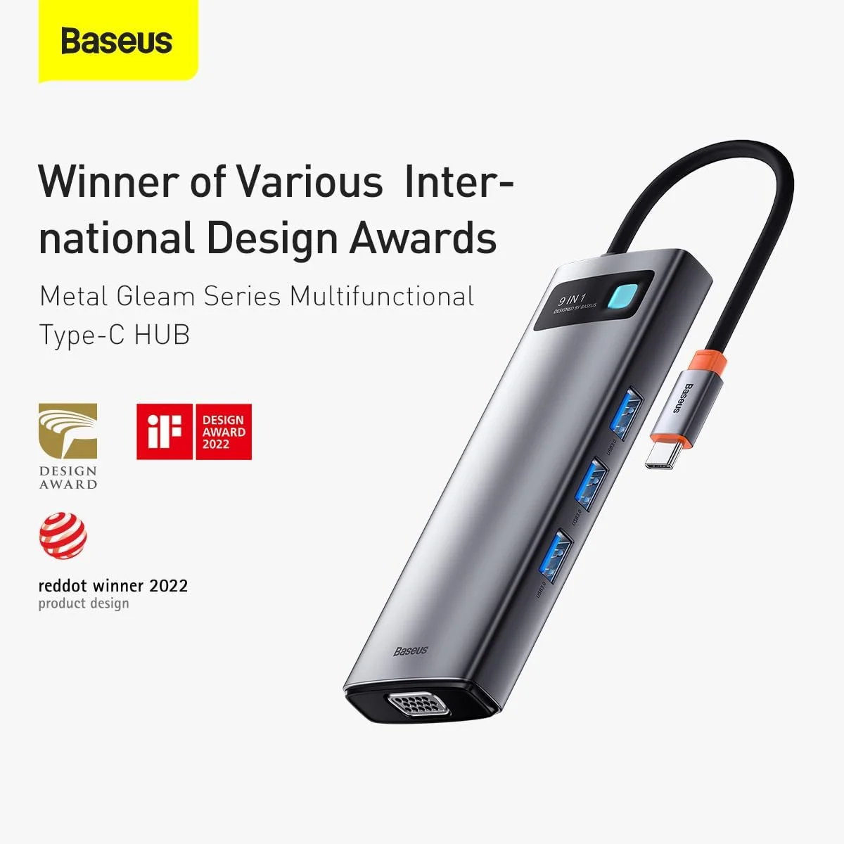آداپتور داکینگ استیشن هاب USB C 9 در 1 بیسوس با خروجی 4K HDMI و پاور دلیوری برای مک بوک پرو، سرفیس پرو، آیپد پرو و سایر دستگاه های Type C آداپتور داکینگ استیشن هاب USB C 9 در 1 بیسوس با خروجی 4K HDMI و پاور دلیوری برای مک بوک پرو، سرفیس پرو، آیپد پرو و سایر دستگاه های Type C