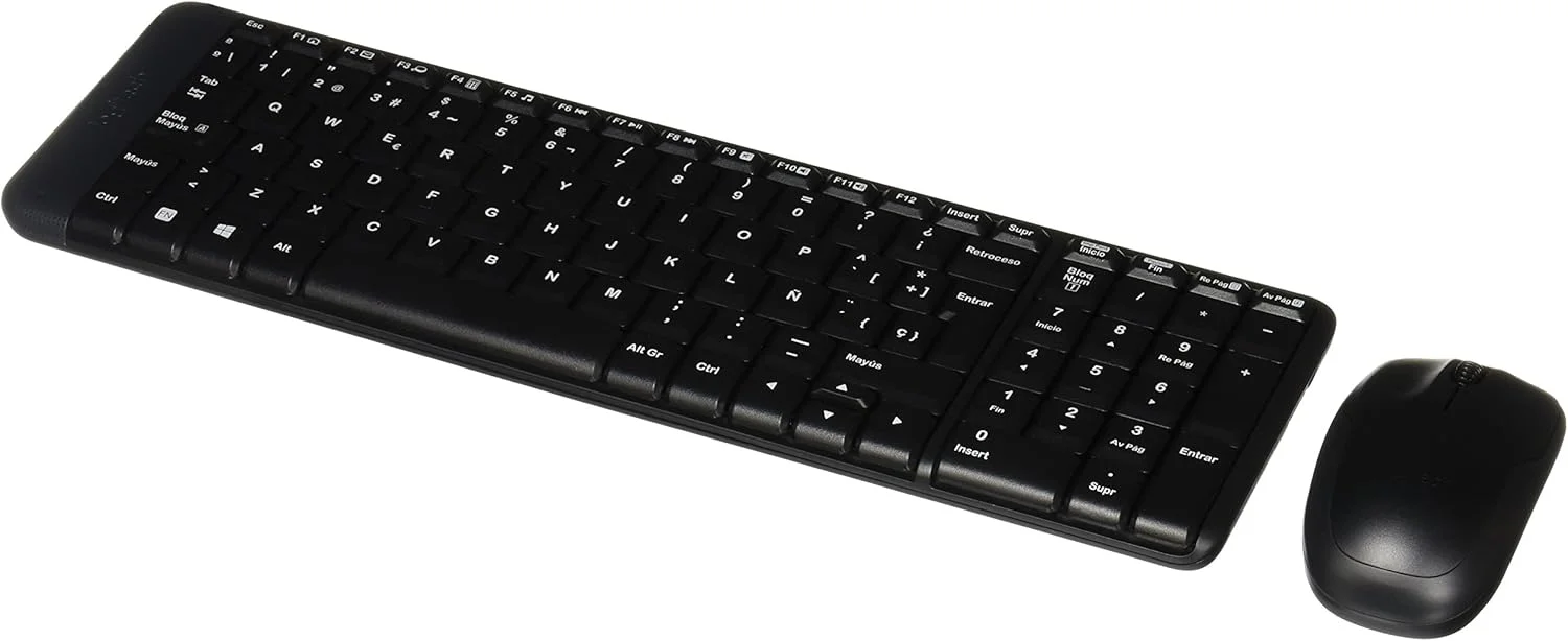 کیبورد و ماوس بی سیم لاجیتک مدل Mk220 انگلیسی/عربی