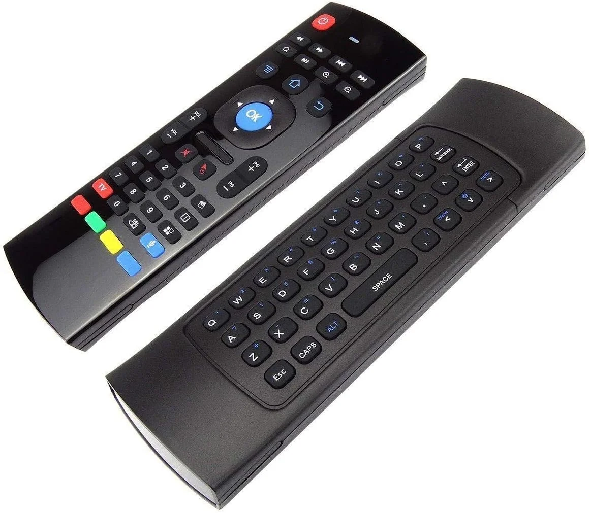 موس و کیبورد بی سیم MX3-M 2.4G با کنترل از راه دور بی سیم و میکروفون داخلی برای اندروید تی وی باکس
