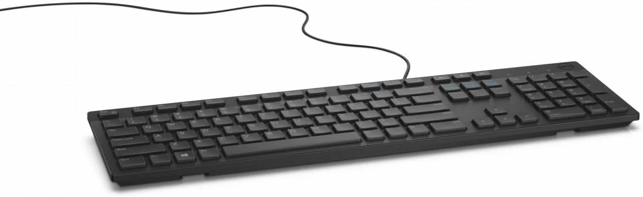کیبورد انگلیسی Dell KB216 - USB - مشکی - مناسب برای Inspiron 3459, 5759, Latitude 3310 2-in-1, 34XX, 35XX, 7390 2-in-1