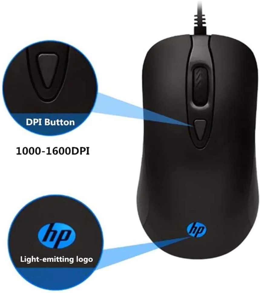 کیبورد و ماوس گیمینگ HP مدل km100 | 1QW64AA