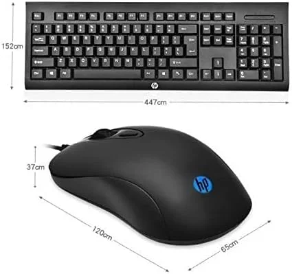 کیبورد و ماوس گیمینگ HP مدل km100 | 1QW64AA