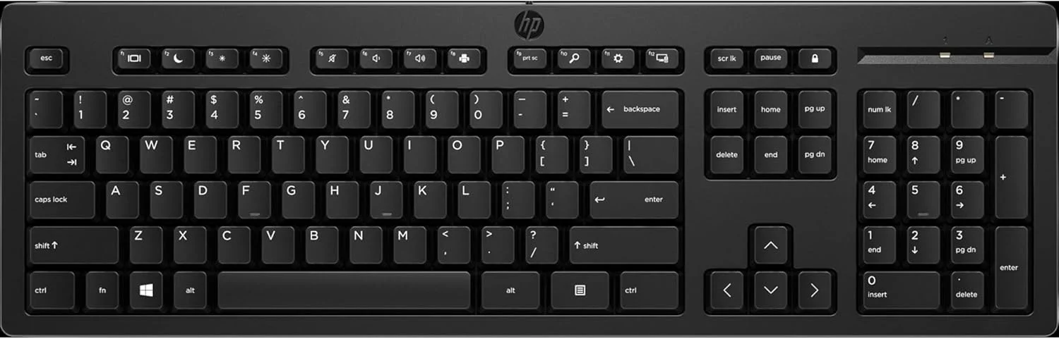کیبورد سیم دار مشکی HP 125