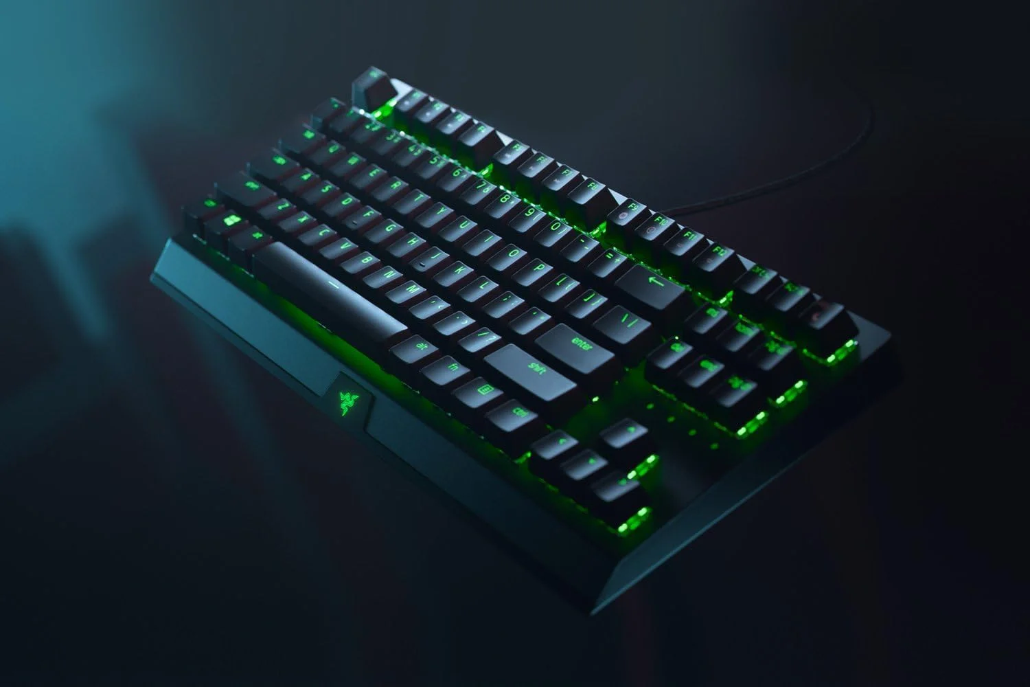 کیبورد گیمینگ مکانیکی بدون کلید Razer BlackWidow V3: سوییچهای مکانیکی Razer - نورپردازی Chroma RGB - فرم فاکتور جمع و جور - عملکرد ماکرو قابل برنامهریزی - USB Passthrough (بازسازی شده) کیبورد گیمینگ مکانیکی بدون کلید Razer BlackWidow V3: سوییچهای مکانیکی Razer - نورپردازی Chroma RGB - فرم فاکتور جمع و جور - عملکرد ماکرو قابل برنامهریزی - USB Passthrough (بازسازی شده)