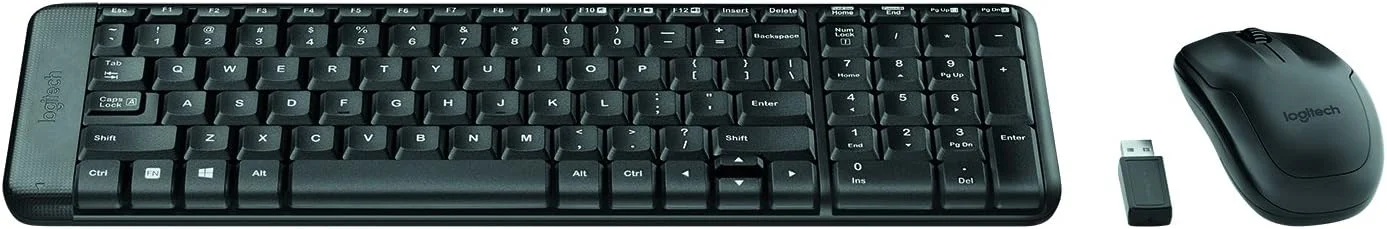 کیبورد و ماوس بی سیم لاجیتک مدل Mk220 انگلیسی/عربی