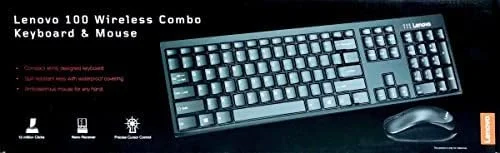کیبورد و ماوس بی سیم HyperX Lenovo 100
