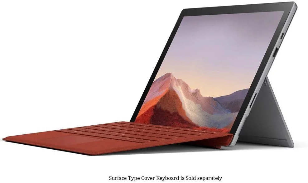 لپ تاپ مایکروسافت Surface Pro 8 | تبلت 2 در 1 با صفحه نمایش لمسی 13 اینچی | پردازنده Intel Core i7 نسل 11، رم 16 گیگابایتی، SSD 256 گیگابایتی | همراه با کیبورد قرمز، قلم و شارژر اصلی | تجدید شده