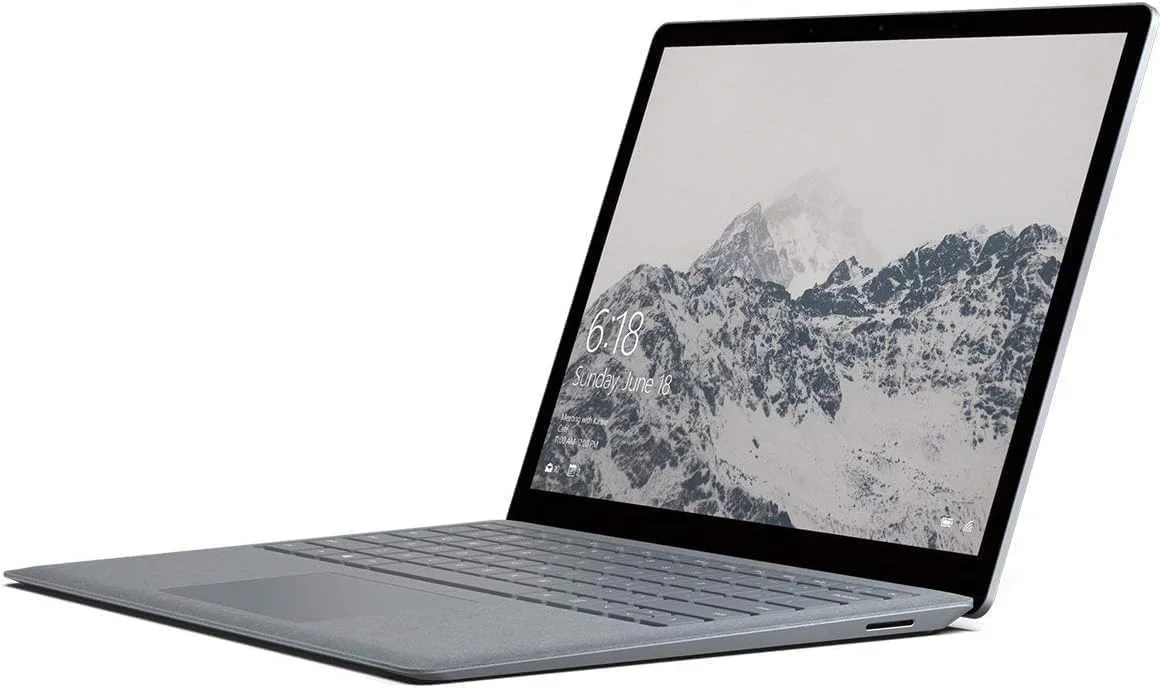 مایکروسافت Surface Laptop | پردازنده Intel Core i5 نسل 7 | 8 گیگابایت رم 256 گیگابایت SSD | صفحه نمایش لمسی 13.5 اینچی Intel HD Graphics 620 Win 10 Platinum | شارژر برای Microsoft Surface (بازسازی شده)