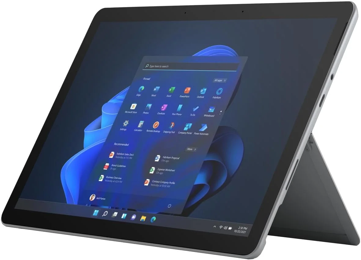 مایکروسافت Surface Go 4 برای کسب و کار - تبلت - Intel N Series N200 / 1 گیگاهرتز - Win 11 Pro - UHD Graphics - 8 گیگابایت رم - 256 گیگابایت SSD - 26.7 سانتی متر (10.5 اینچ)