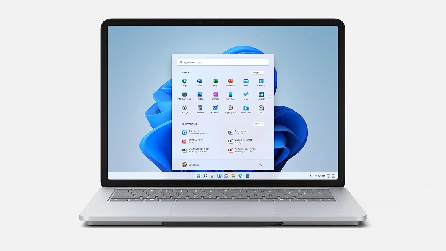 لپ تاپ استودیو مایکروسافت سرفیس با صفحه نمایش 14 اینچی Pixelsense / پردازنده Intel I5-11300H / رم 16 گیگابایتی / اس اس دی 256 گیگابایتی / ویندوز 11 هوم / پلاتینیوم - [Thr-00013]