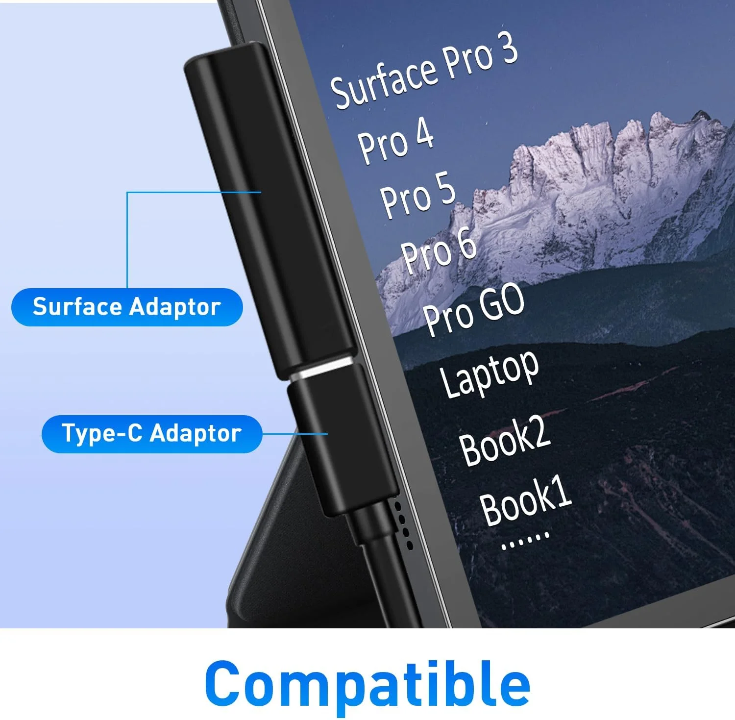 آداپتور USB C سرفیس، شارژ سریع 65 واتی PD، USB C مغناطیسی به سرفیس نر 15V3A، آداپتور شارژ Type C برای سرفیس لپ تاپ 3/2/1، مایکروسافت پرو 7/6/5/4، سرفیس گو، سرفیس بوک آداپتور USB C سرفیس، شارژ سریع 65 واتی PD، USB C مغناطیسی به سرفیس نر 15V3A، آداپتور شارژ Type C برای سرفیس لپ تاپ 3/2/1، مایکروسافت پرو 7/6/5/4، سرفیس گو، سرفیس بوک