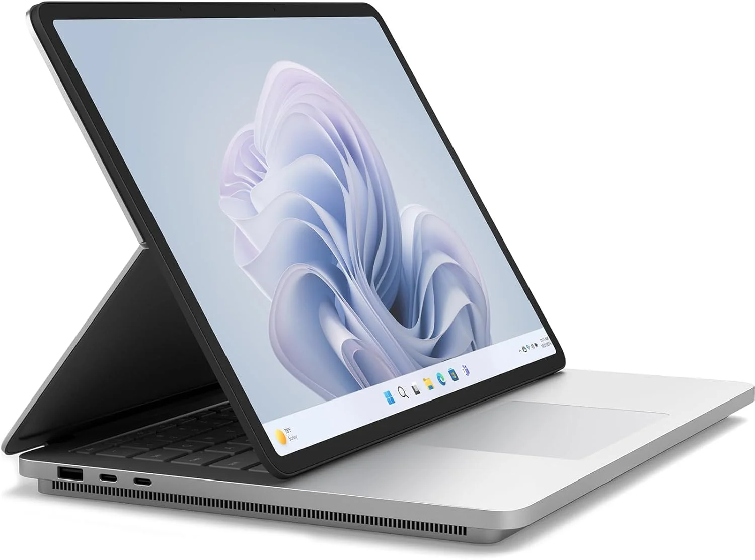 لپ تاپ استودیو سرفیس مایکروسافت 2 - پردازنده نسل سیزدهم اینتل Core i7 / رم 32 گیگابایت / SSD 1 ترابایت / گرافیک Nvidia Geforce RTX 4050 / پلاتینیوم / Z1I-00015 / صفحه کلید انگلیسی / نسخه بین المللی - 1 سال گارانتی