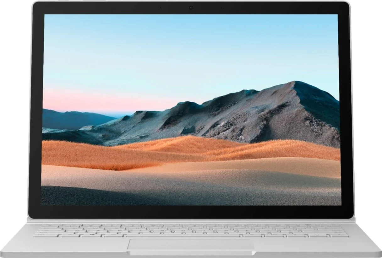 لپ تاپ لمسی 13.5 اینچی Surface Book 3 تجدید شده PixelSense - لپ تاپ 2 در 1 - پردازنده Intel Core i5 نسل دهم، 8 گیگابایت رم، 256 گیگابایت SSD، صفحه کلید جداشدنی، نقره ای لپ تاپ لمسی 13.5 اینچی Surface Book 3 تجدید شده PixelSense - لپ تاپ 2 در 1 - پردازنده Intel Core i5 نسل دهم، 8 گیگابایت رم، 256 گیگابایت SSD، صفحه کلید جداشدنی، نقره ای