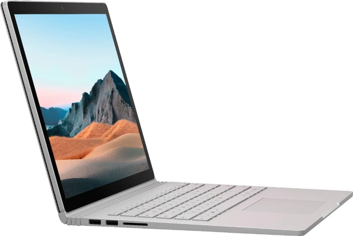 لپ تاپ لمسی 13.5 اینچی Surface Book 3 تجدید شده PixelSense - لپ تاپ 2 در 1 - پردازنده Intel Core i5 نسل دهم، 8 گیگابایت رم، 256 گیگابایت SSD، صفحه کلید جداشدنی، نقره ای لپ تاپ لمسی 13.5 اینچی Surface Book 3 تجدید شده PixelSense - لپ تاپ 2 در 1 - پردازنده Intel Core i5 نسل دهم، 8 گیگابایت رم، 256 گیگابایت SSD، صفحه کلید جداشدنی، نقره ای