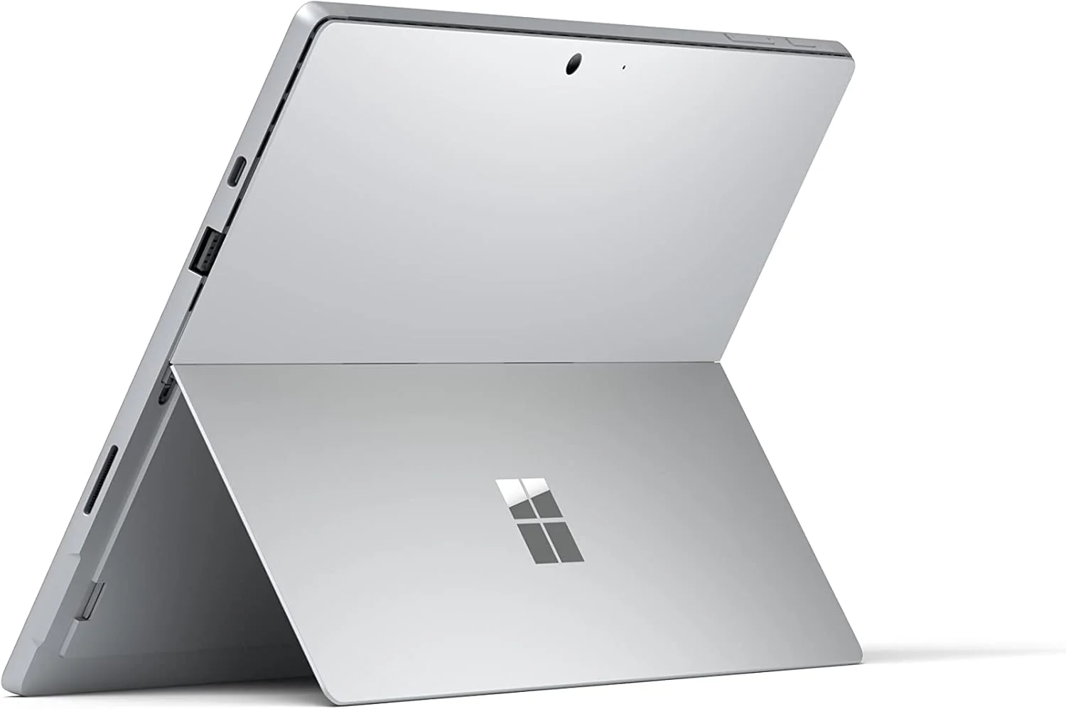 تبلت 12.3 اینچی مایکروسافت سرفیس پرو 7 (پلاتینیوم) - پردازنده نسل دهم Intel Core i5 چهار هسته ای، 8 گیگابایت رم، 128 گیگابایت SSD، ویندوز 10 هوم، نسخه 2019