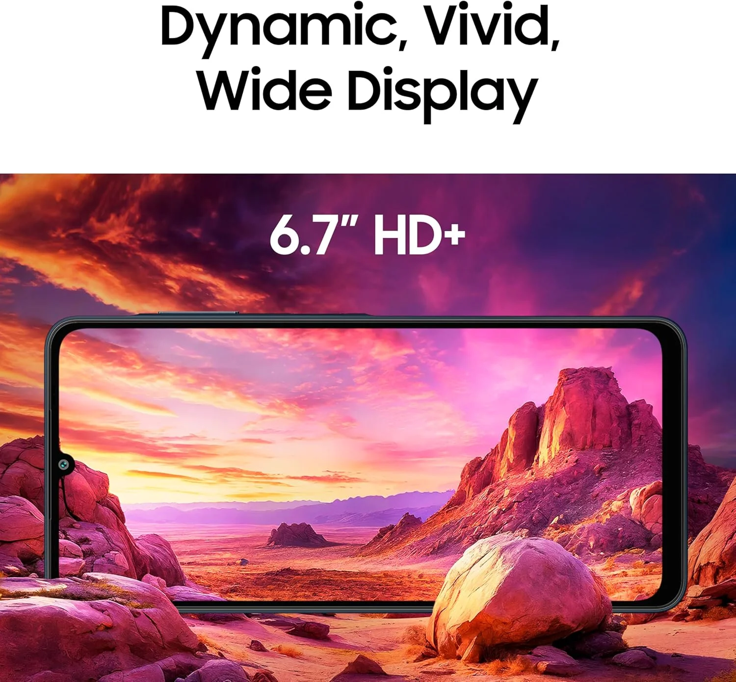 گوشی موبایل سامسونگ گلکسی A06 4G LTE (رم 4 گیگابایت، حافظه 64 گیگابایت) – دوربین دوگانه 50 مگاپیکسلی | IP54 | نسخه بین المللی | حافظه قابل ارتقا | سازگار با تمام اپراتورها